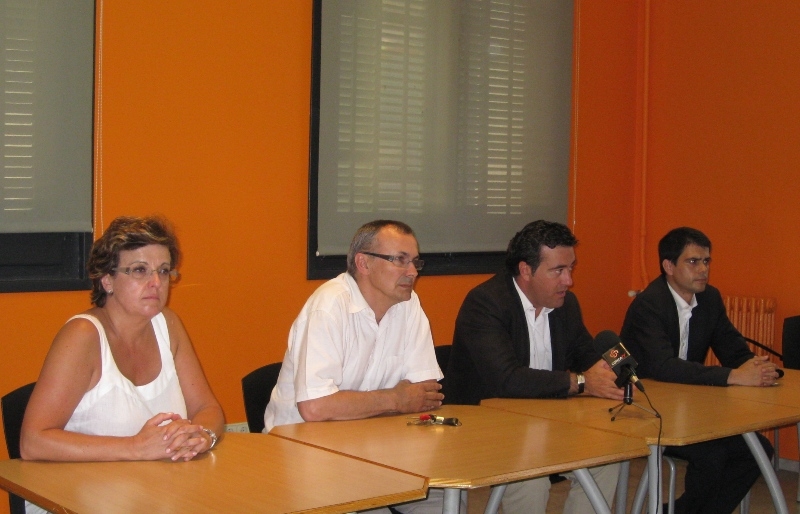 Montserrat Mateu, Joan Torras, Jordi Riba i Marc Castells