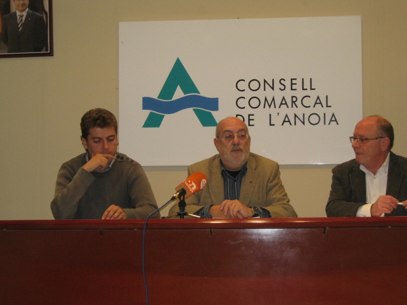 Pere Massana, Jordi Mercader i Pere Santos