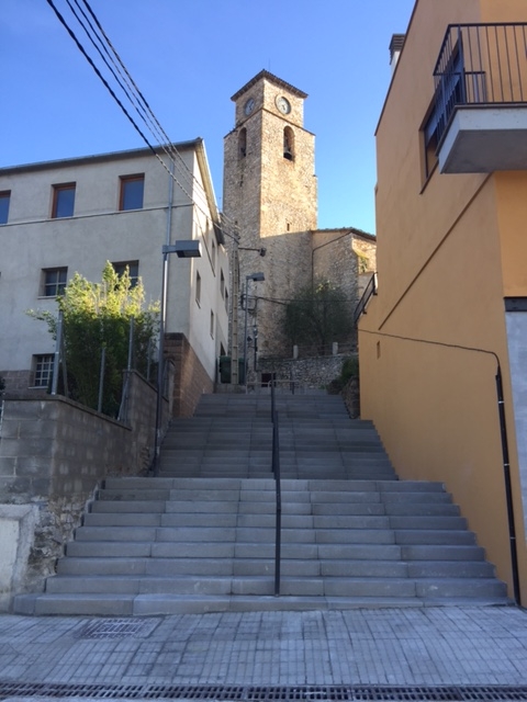 Les escales del carrer de la Muralla