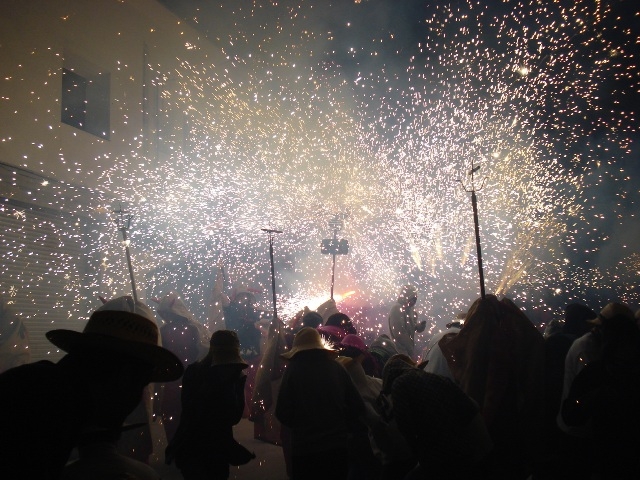 Correfoc, l'any passat a Montbui