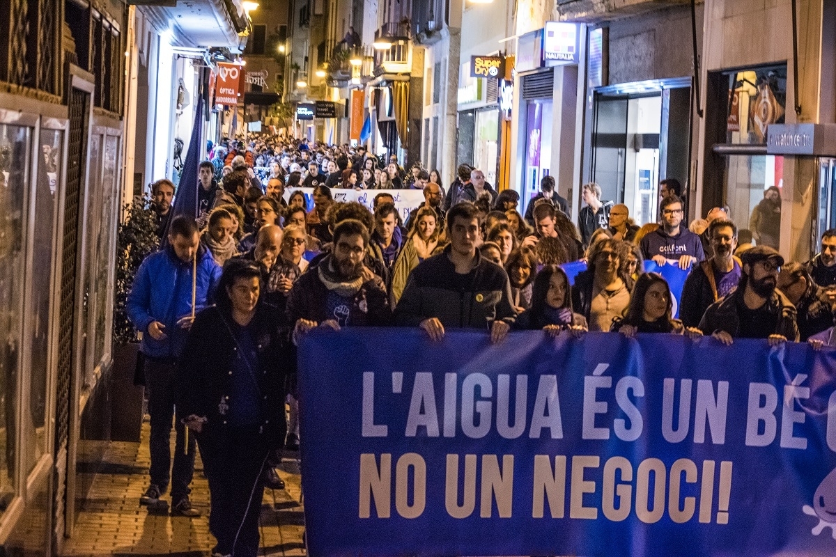 La manifestació a Igualada, el passat dissabte 27