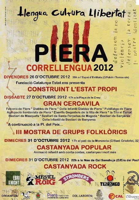 Cartell Correllengua Piera 2012