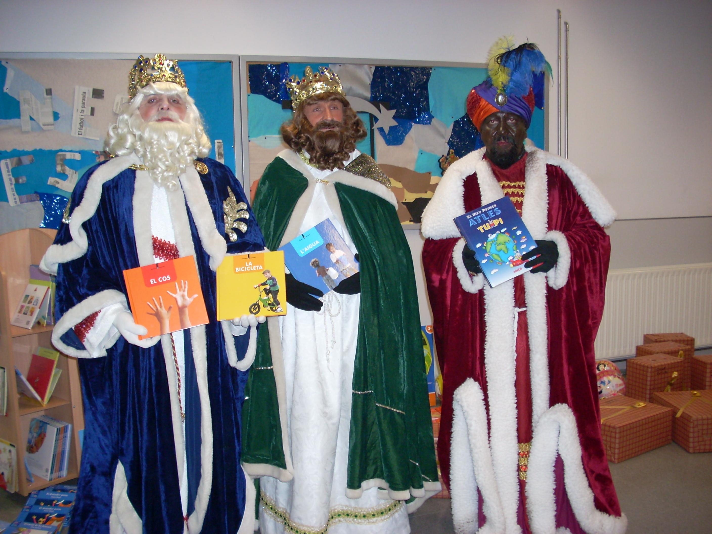 Els Reis de Calaf van passar per l'escola Alta Segarra