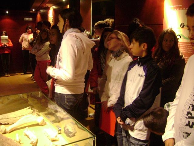 Els alumnes de l'IES Montbui a l'Abric Romaní