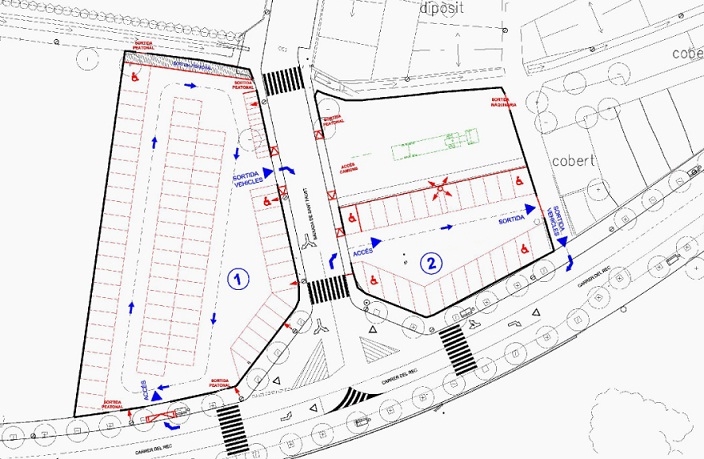 Ubicació de la zona blanca del rec