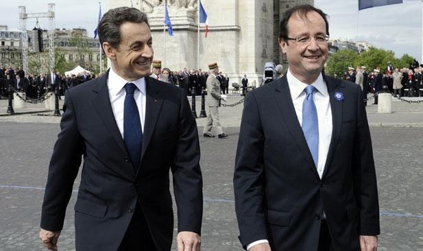 Hollande i Sarkozy, aquest dimarts a la commemoració de l'armistici als Camps Elisis