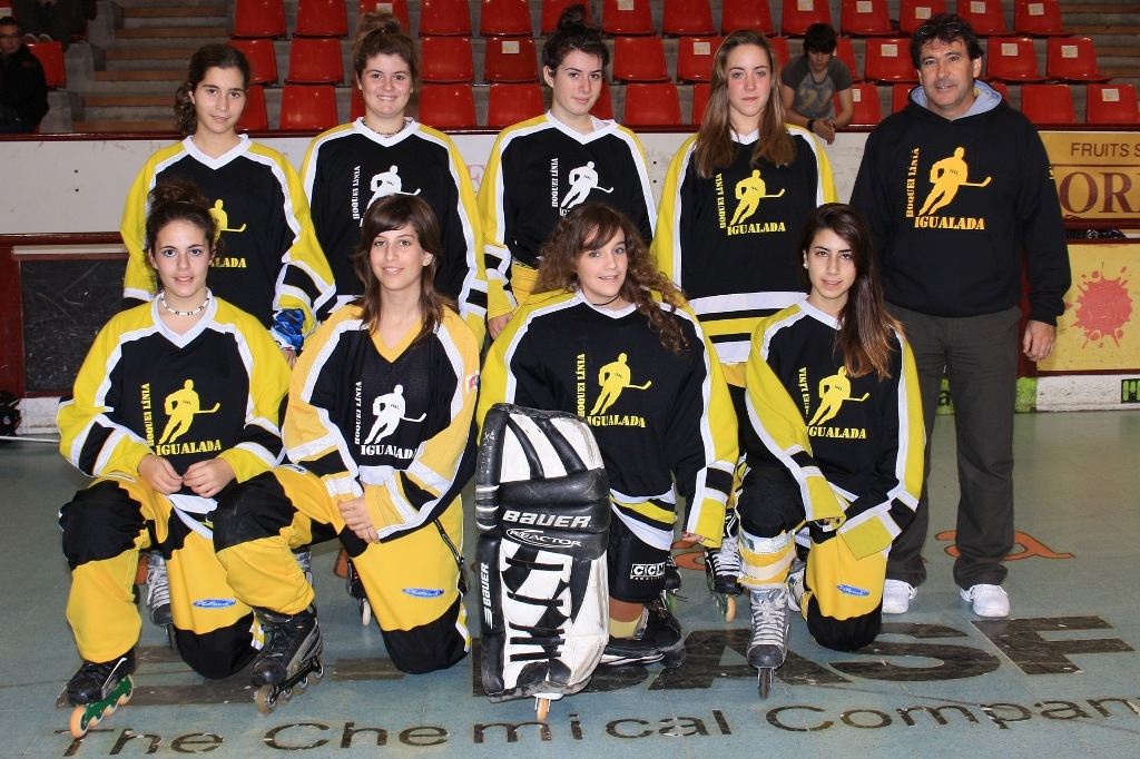 L'equip femení de l'Igualada d'Hoquei Línia