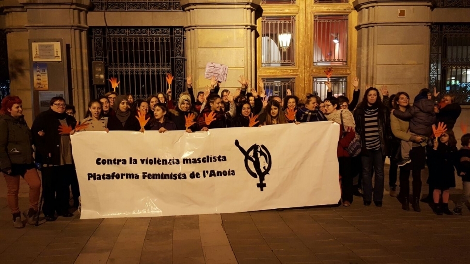 La recent concentració de fa dues setmanes de la Plataforma Feminista