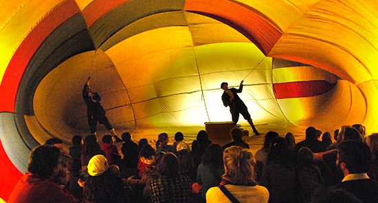 Una imatge de l'espectacle "Tripula"