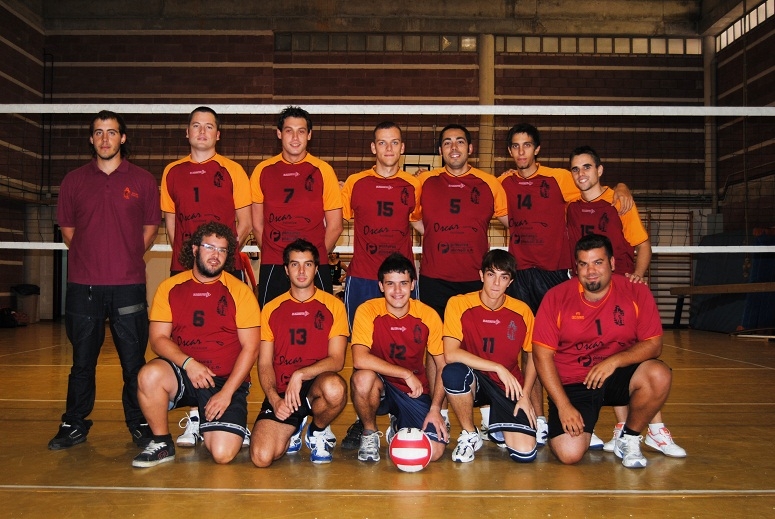 Equip del filial masculí de l'Igualada Vòlei Club