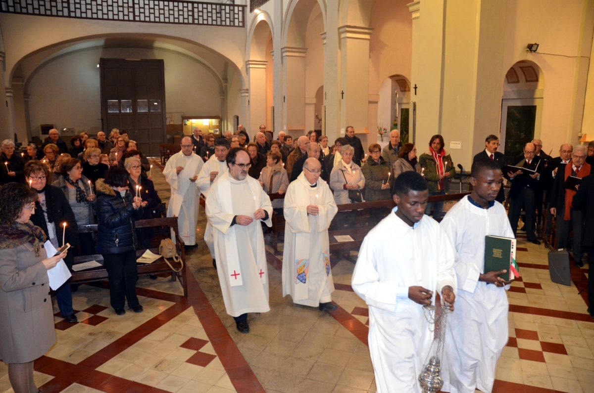 La Missa en honor a la Candelera