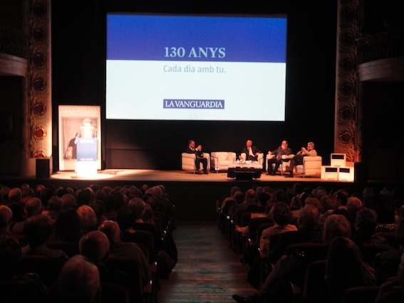 L'acte de presentació al Teatre de l'Ateneu