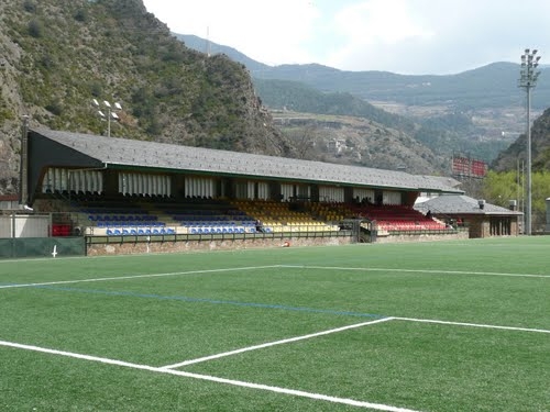 El camp andorrà d'Aixovall va quedar impracticable.