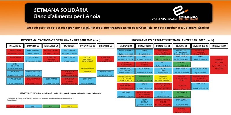 Programa d'activitats