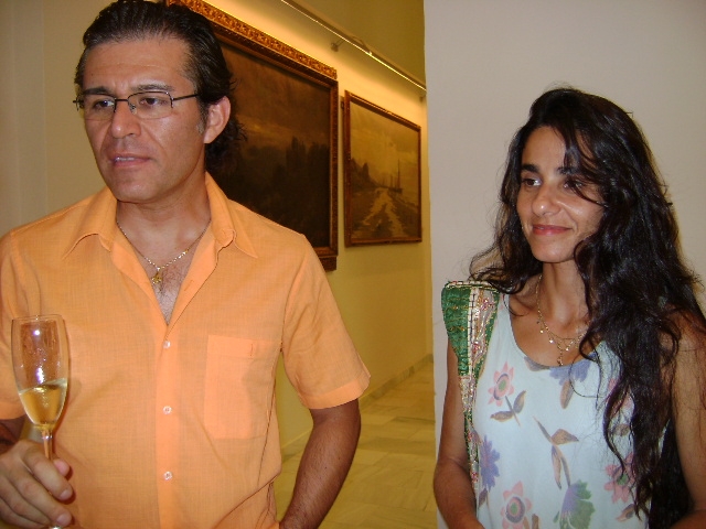 Dos dels alumnes, Andrés Rivera de Viladecans i Renata Jordao de Petrópolis (Brasil)