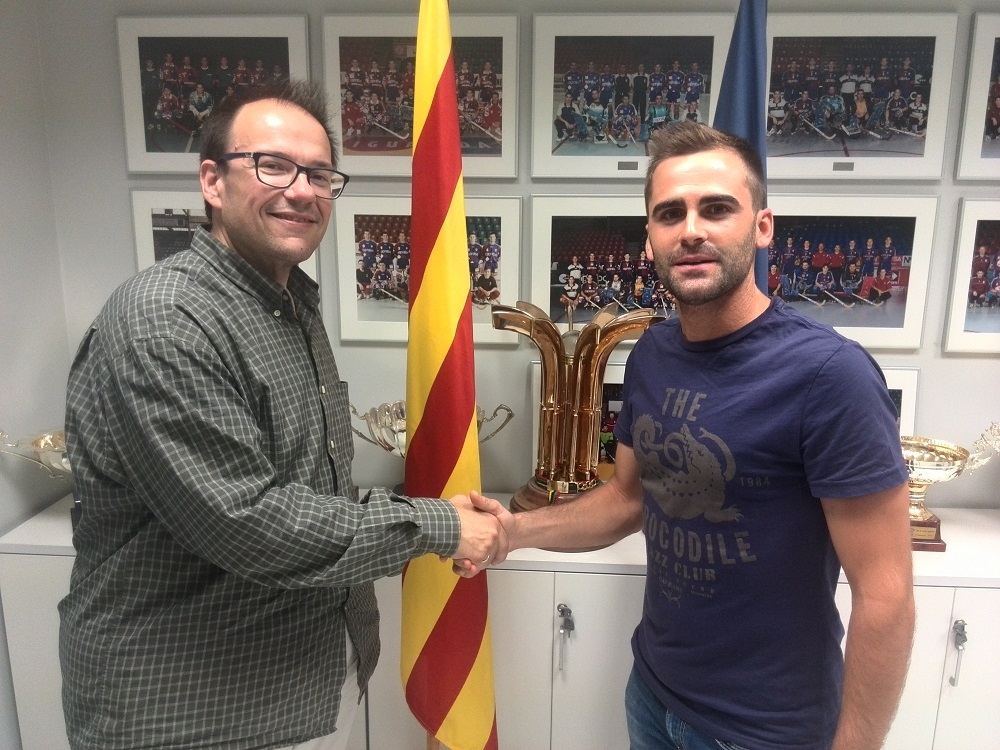 El segon capità de l'IHC, Sergi Pla, lluirà un any més la samarreta arlequinada