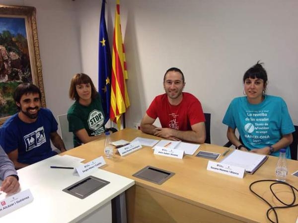 Els quatre regidors escollits de la CUP