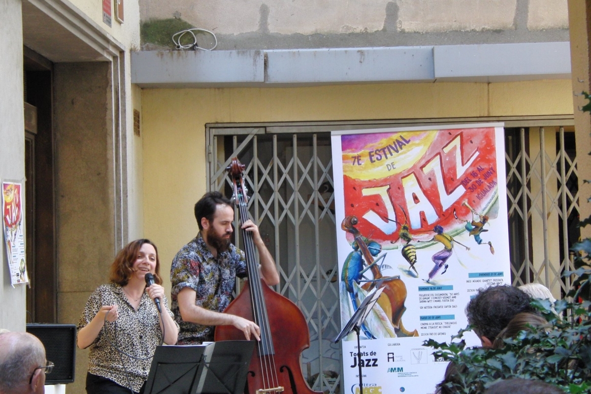  Sabina Witt i Manel Fortià, en el primer concert de l'Estival