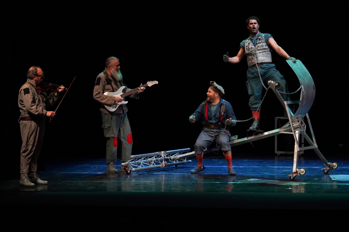 'El viaje de Ulises', en la seva representació al Teatre Municipal