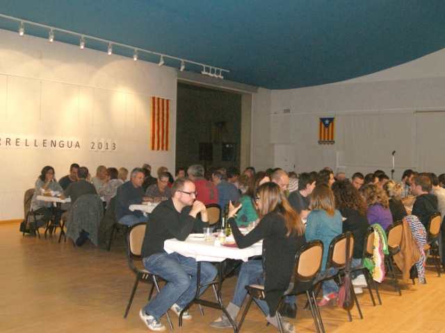 Sopar del Correllengua a Prats de Rei