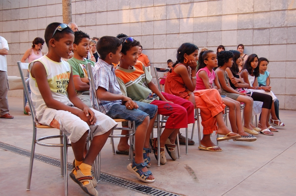 Els infants saharauis a Vilanova del Camí - imatge d'arxiu 08