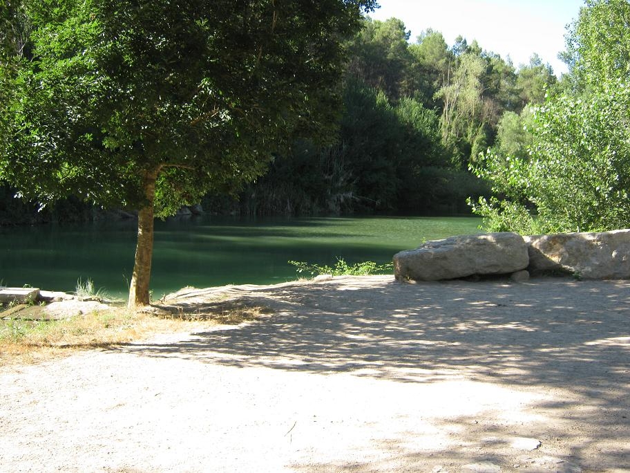 Resclosa de Jorba, zona on es va trobar el visó