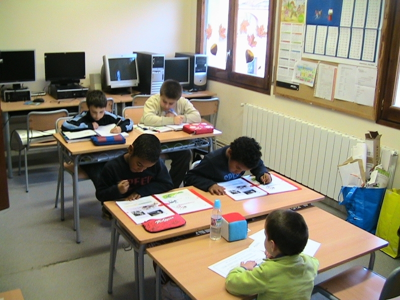 Els alumnes de l'escola Sant Roc