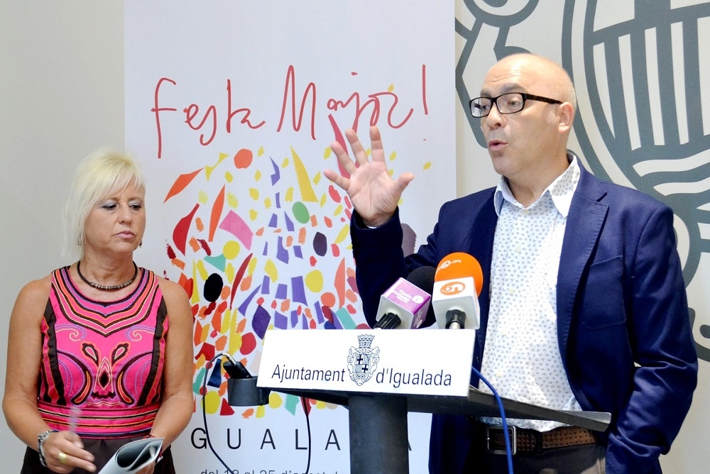 El regidor Josep Miserachs presenta el programa de la Festa Major d'Igualada