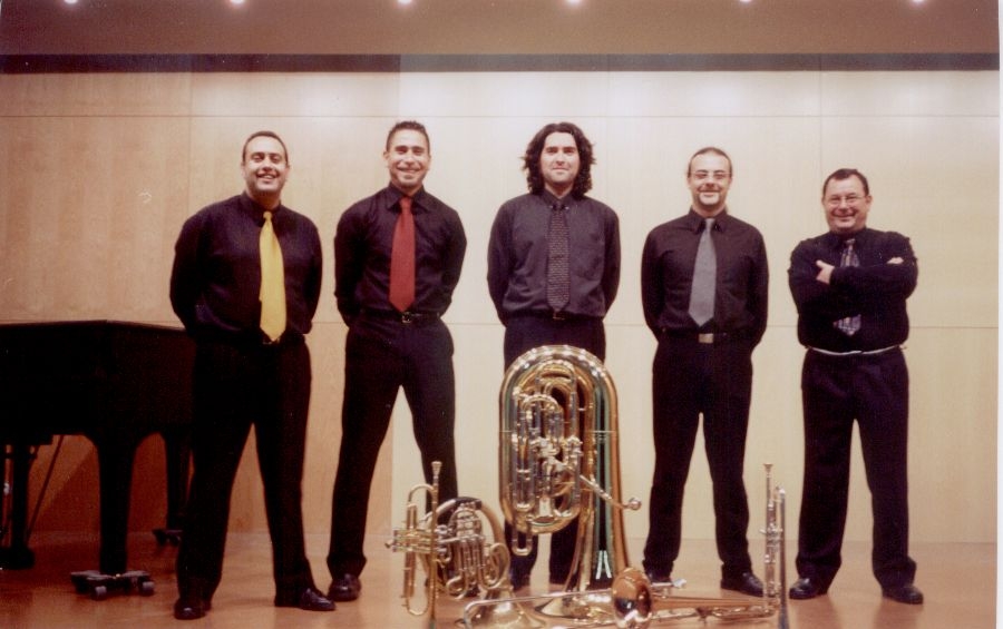 Anoia Brass Quintet abans de la incorporació de M.Marsal