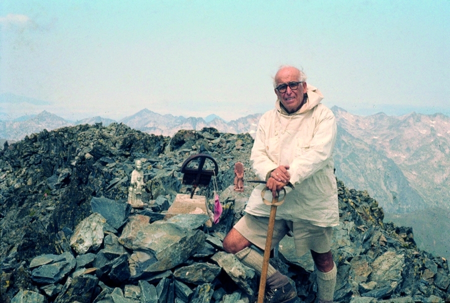 Pere Gabarró, en una de les seves altres facetes, l'excursionisme