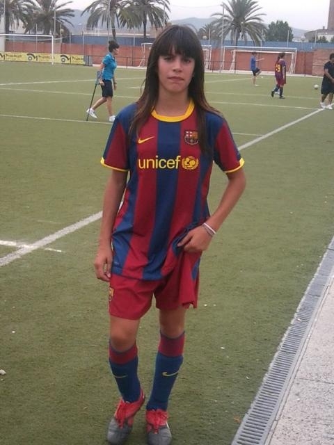 Laura Martínez vesteix l'equipació blaugrana