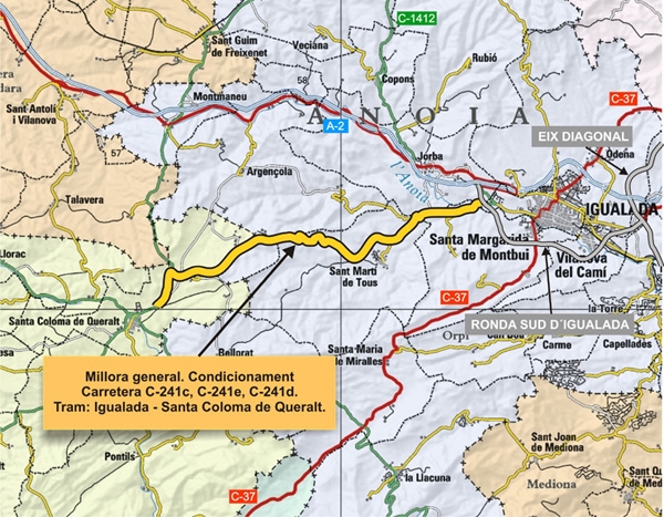 Mapa de la ubicació / DPTOP