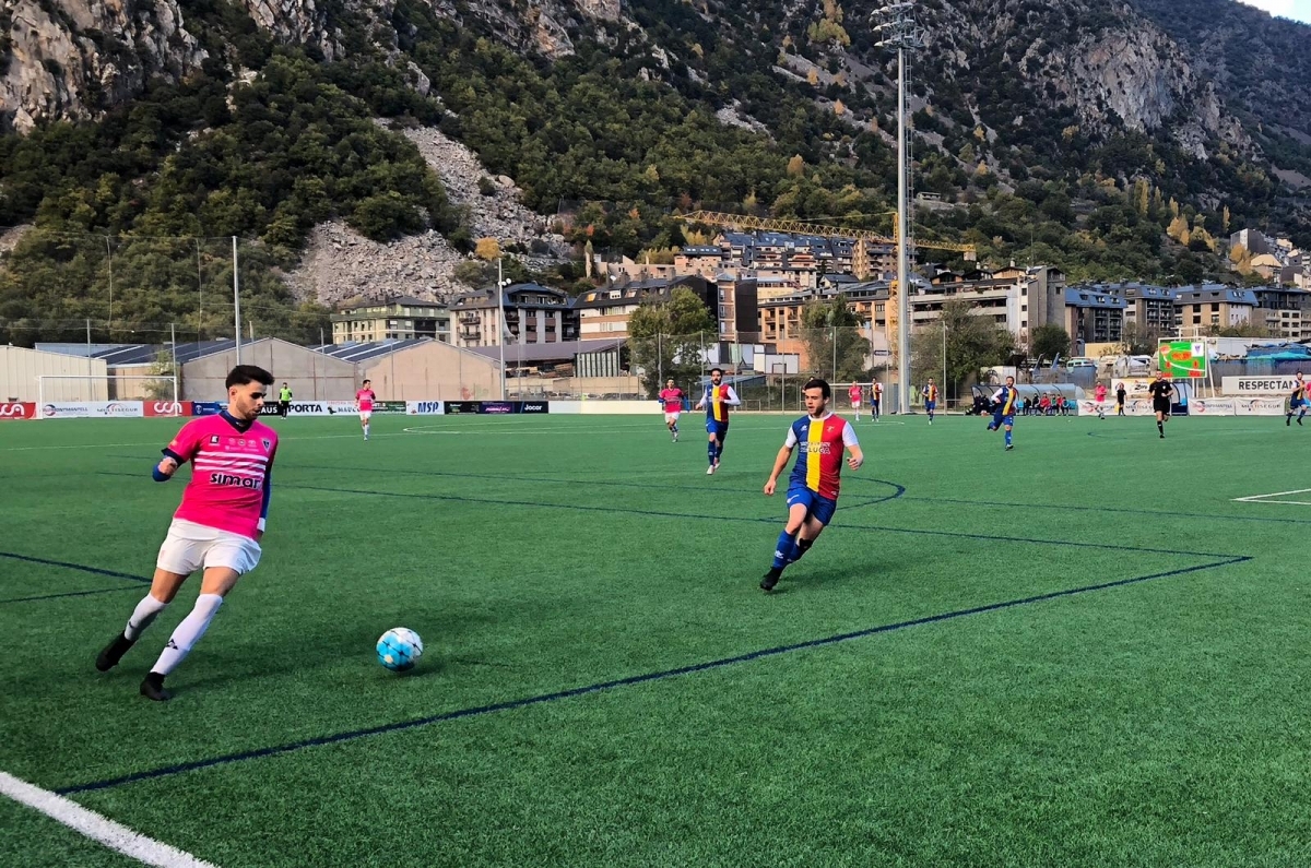 Els igualadins van portar el pes ofensiu en els darrers minuts a Andorra