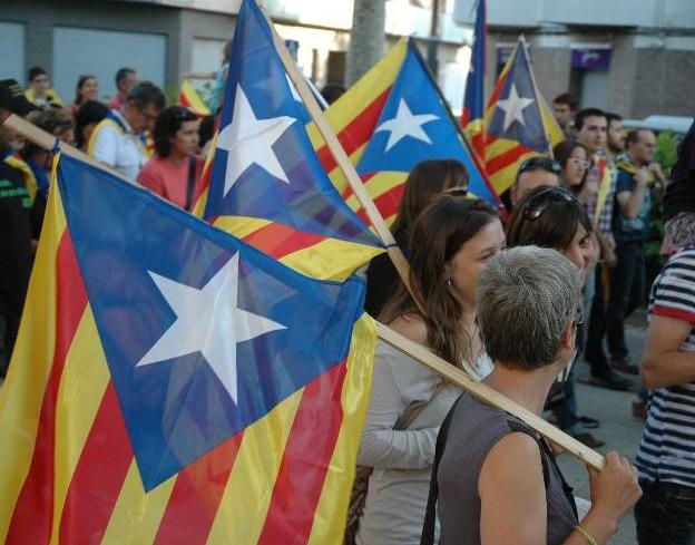 Estelades a la Marxa per la independència a l'Anoia