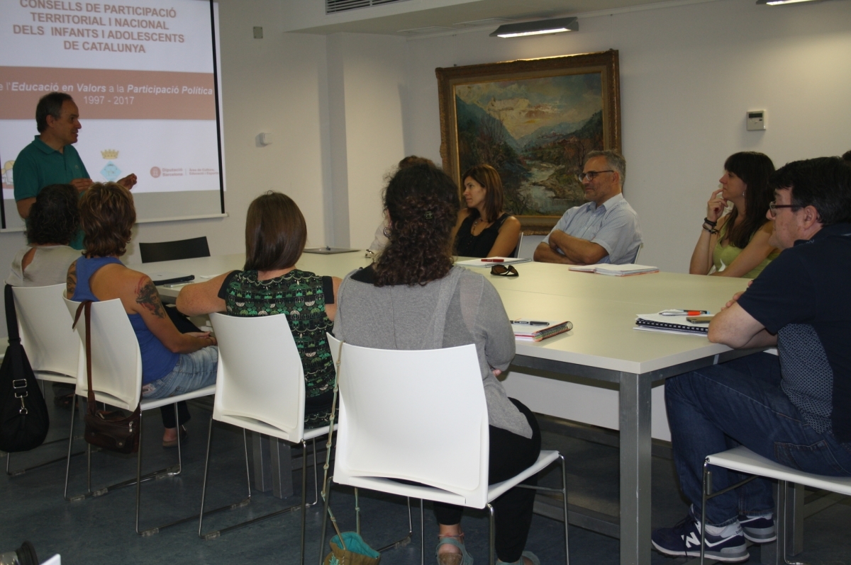 La sessió de presentació del projecte a Capellades