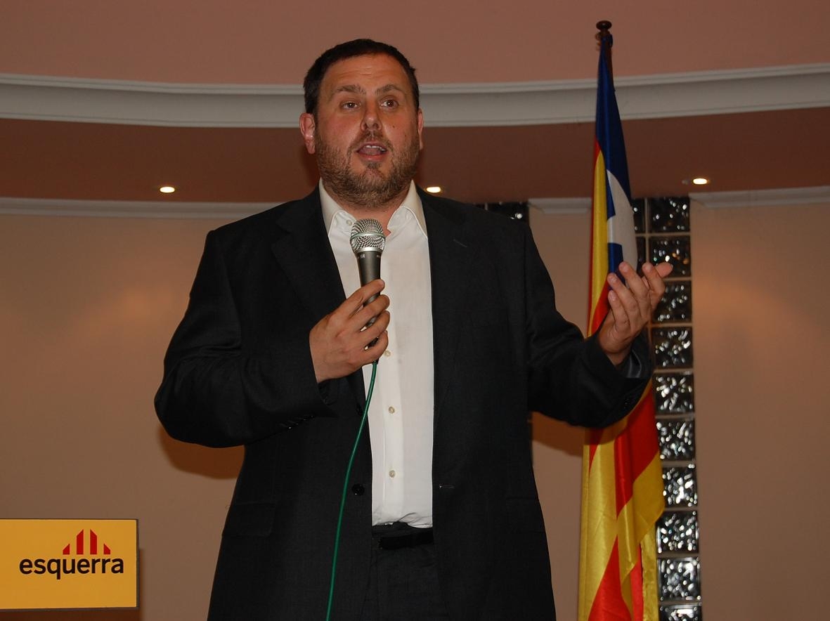 El candidat per ERC, Oriol Junqueras