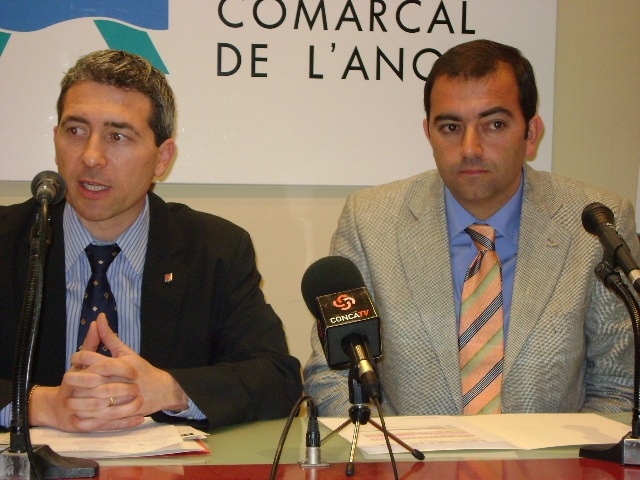 Gonzalez-Cambray en la presentació del pla al Consell Comarcal