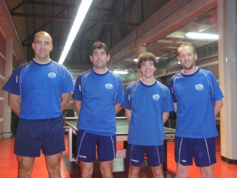 3a nacional. D'esquerra a dreta: Joan Bertran, Josep M. Alonso, Ricard Alert i Roger Domingo