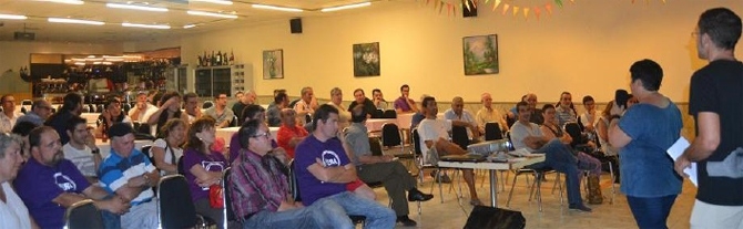 El cercle vilanoví, en una reunió del 2014