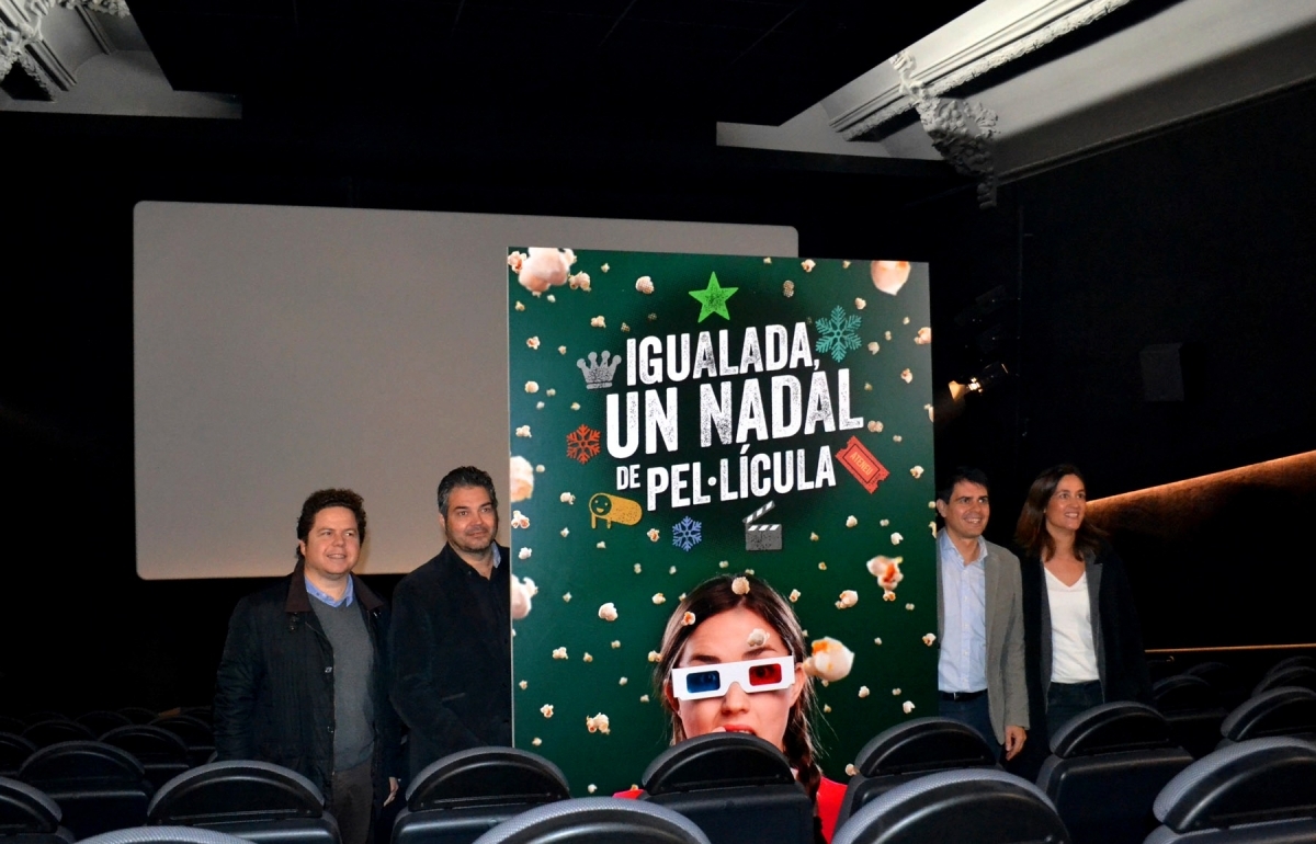 La presentació del cinema, junt a la campanya nadalenca, aquest dimecres