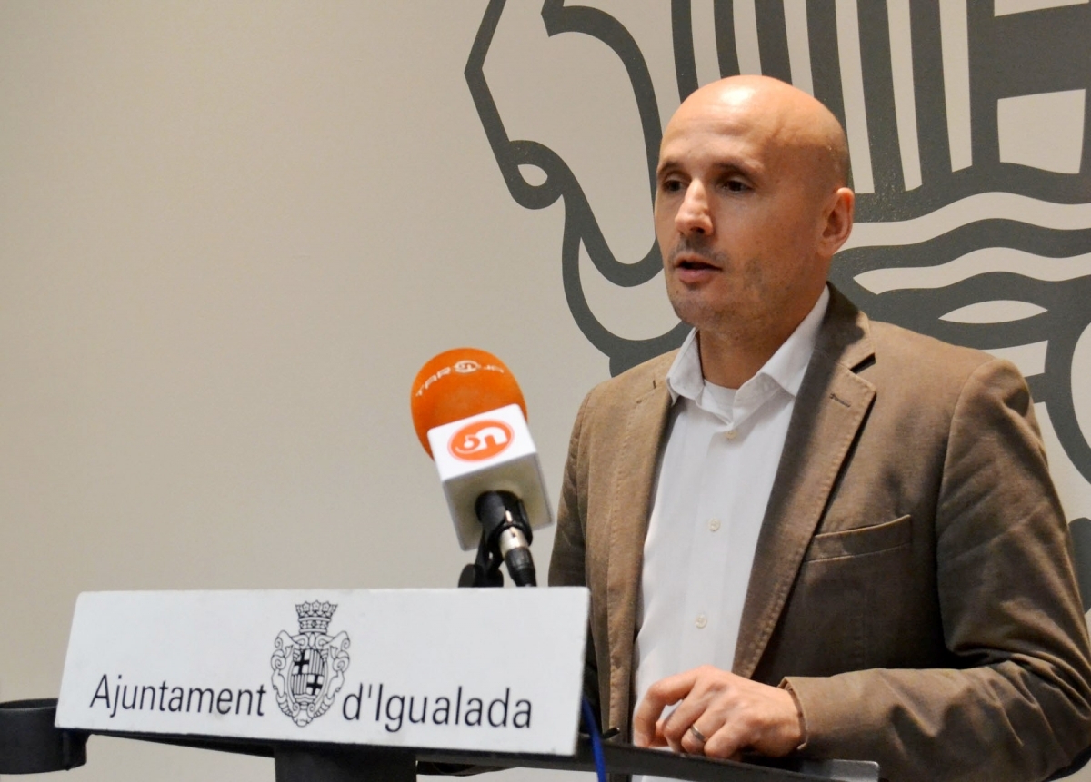 Jordi Pont, tinent d'alcalde de Qualitat Urbana de l'Ajuntament d'Igualada