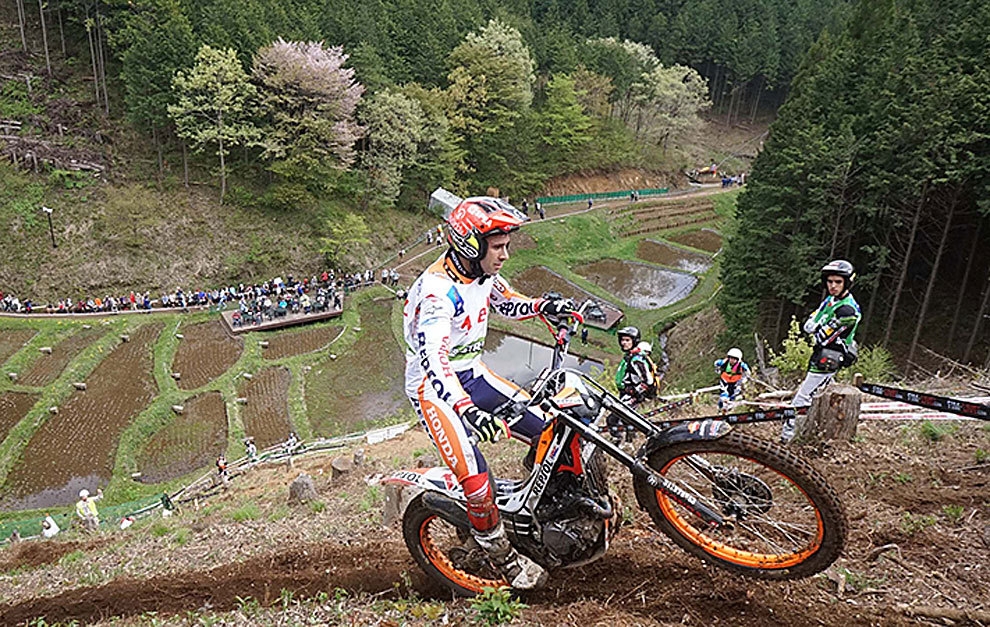 El pilot anoienc, aquest diumenge, a terres nipones FOTO: Repsol