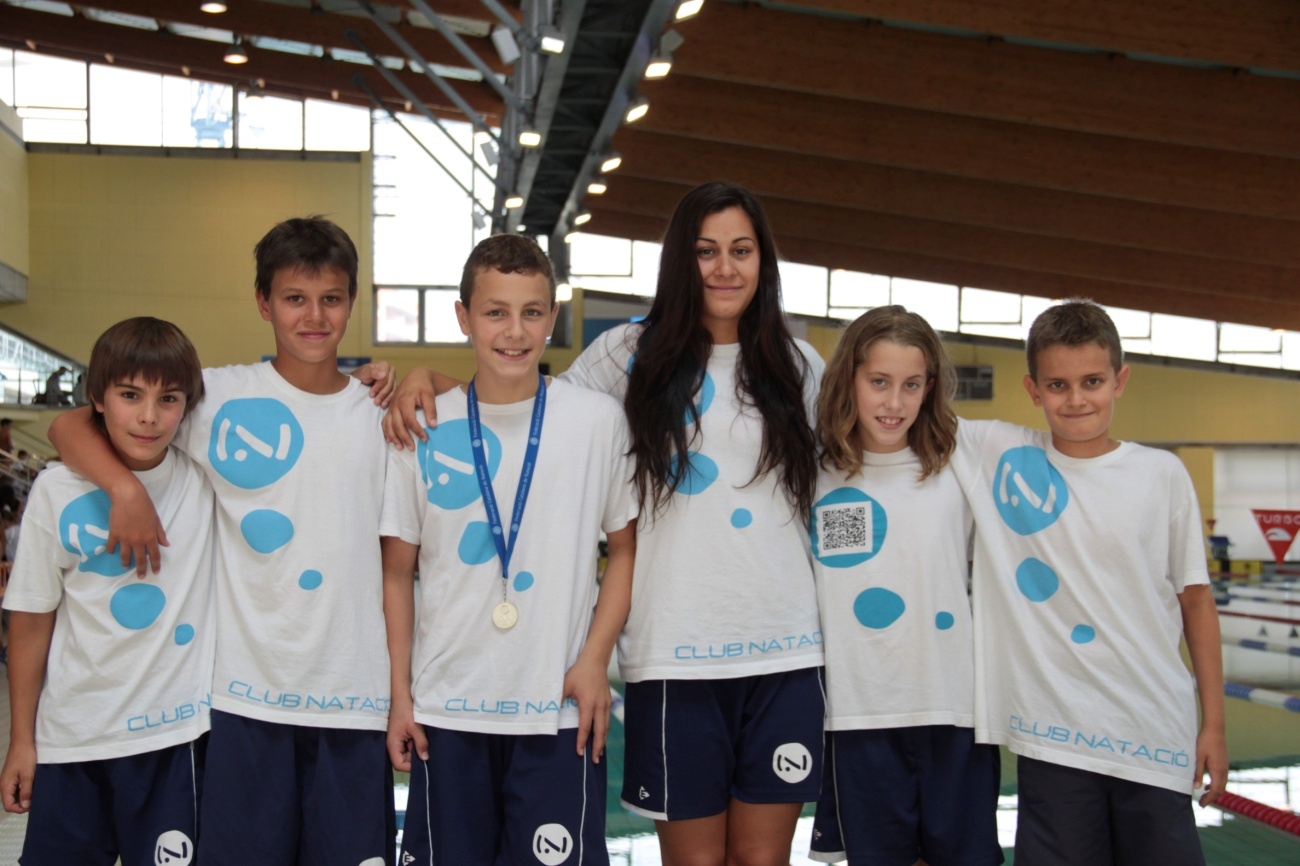 Els nedadors del CNI al campionat de Catalunya aleví