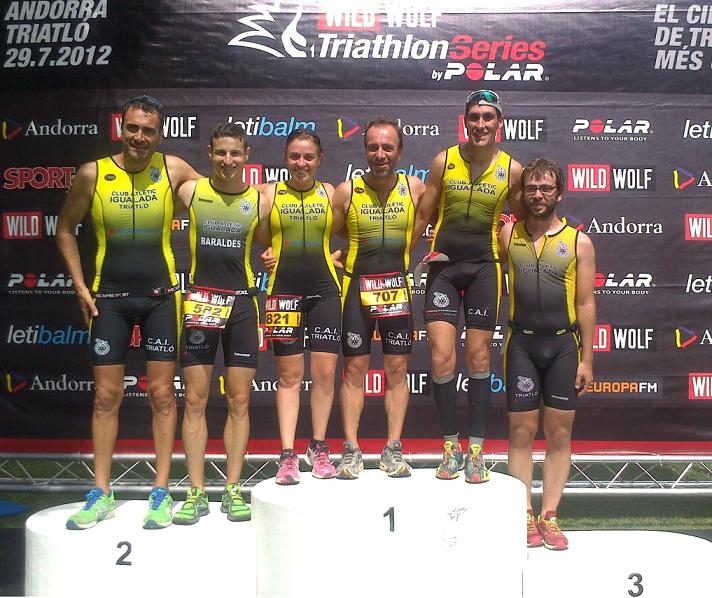 Equip del CAI Triatló Petromiralles a Andorra