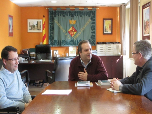 Reunió a l'Ajuntament de La Pobla