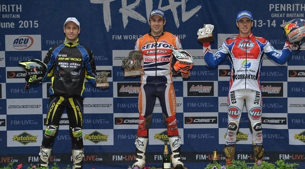  Albert Cabestany, Toni Bou i Adam Raga. Foto: Repsol Media