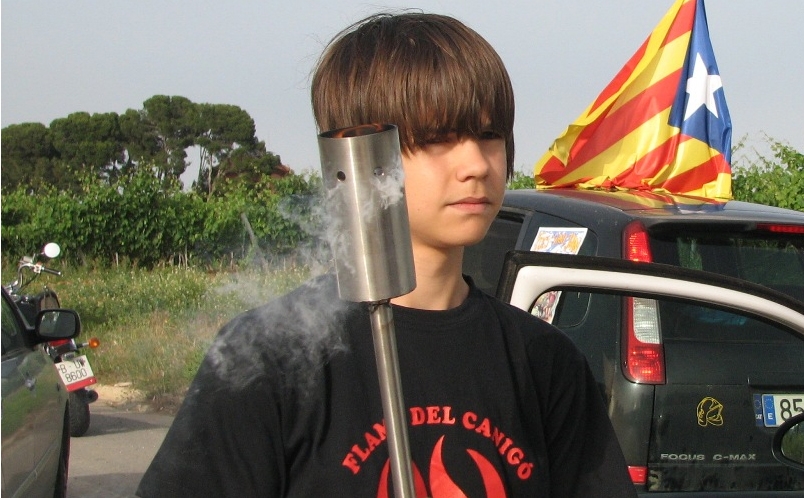 A Piera també arriba la Flama del Canigó