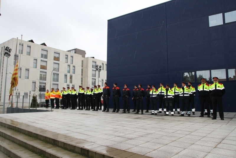 Una actuació dels Mossos de la comissaria igualadina