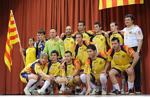 L'equip de la selecció catalana