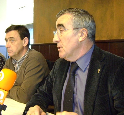 Pere Carles (president) i Martí Marsal (gerent) de Fira d'Igualada